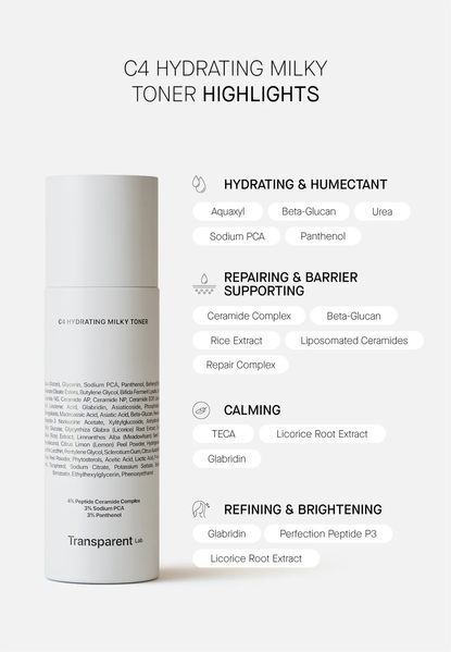 Зволожуючий молочний тонер Transparent Lab C4 Hydrating Milk Toner TL07 фото