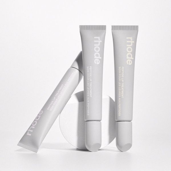 Прозорий пептидний бальзам для губ без смаку та аромату Rhode Peptide Lip Treatment Unscented RD05 фото