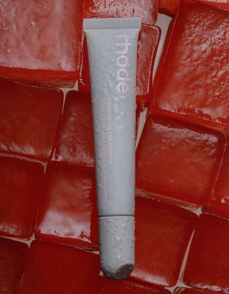 Тріо прозорих пептидних бальзамів для губ Rhode Peptide Lip Treatments SS16 фото