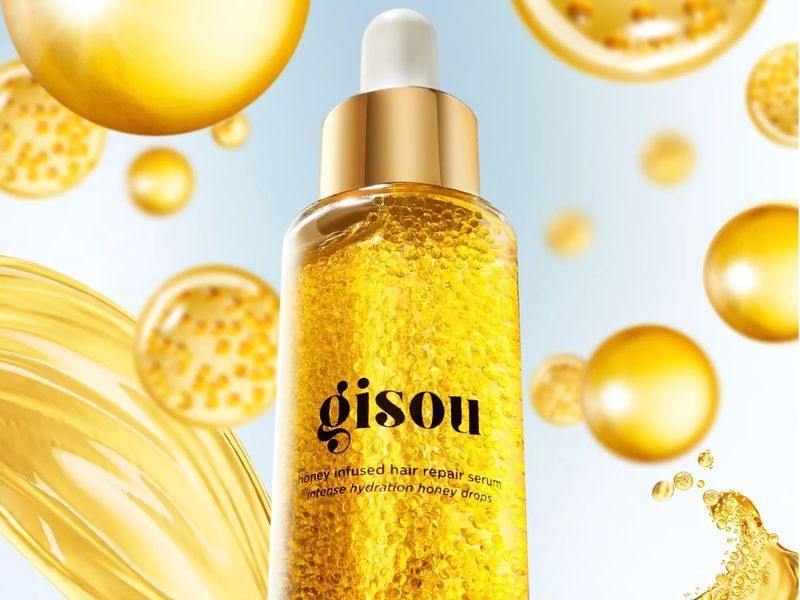 Відновлююча термозахисна сироватка Gisou Honey Infused Hair Repair Serum, 30 ml GS11 фото